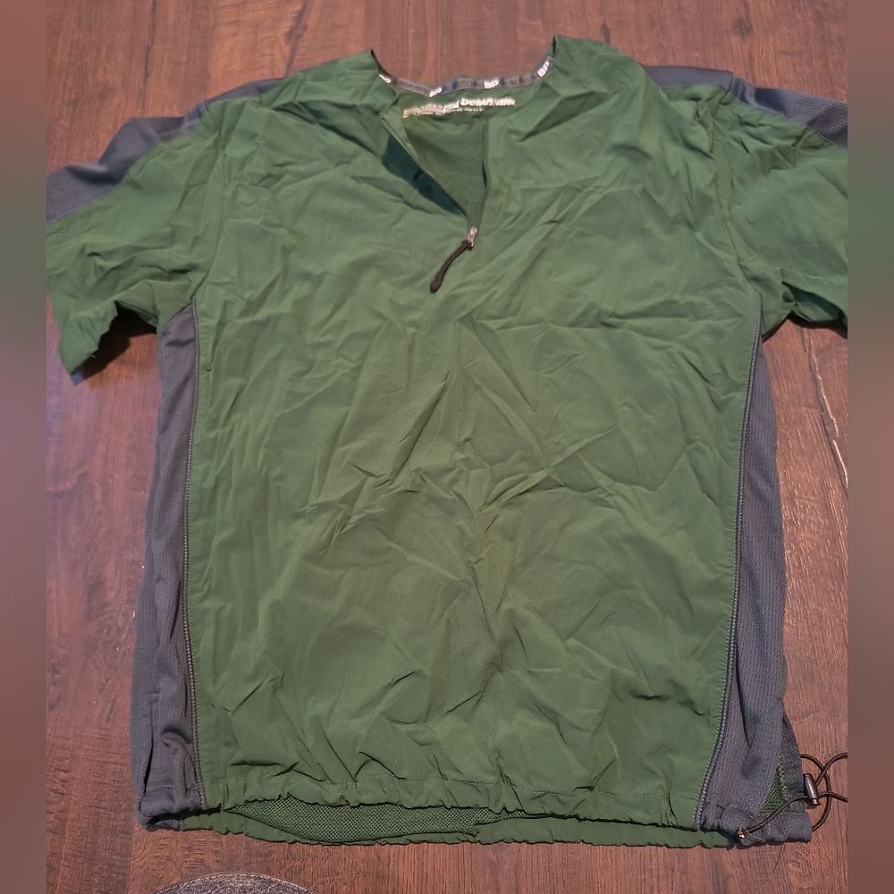 Men's size small demarni baseball jacket green